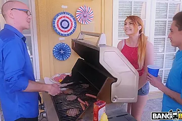 Awesome 4th Of July Threesome - Monique Alexander And Adria Rae - porn video