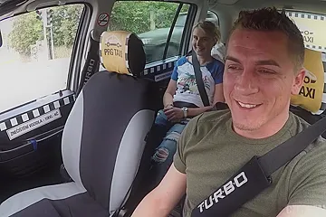 Czech Babe, Sex In The Taxi - porn video