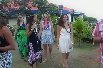Cum On Her Tits After The Luau With Brooke Wylde - porn video