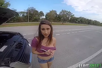 Ashley Gets Towed - Ashley Adams - porn video