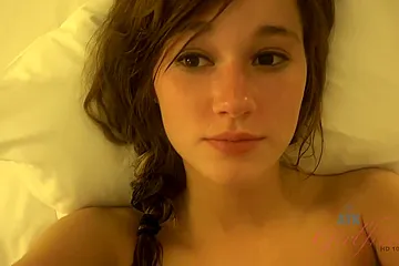 Alaina Feels The Hot Cum Running Out Of Her Pussy - Alaina Dawson - porn video