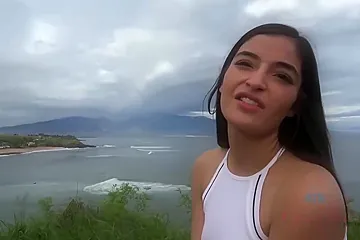 You Take Emily On In Her Sexy Shorts, And Play In The Car. - Emily Willis - porn video