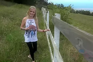 Elaina Raye Has A Great Time Visiting Haleakala Volcano - porn video