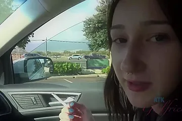 Carmen Rae In Carmen Explores With You And You Get Her Off In The Car - porn video