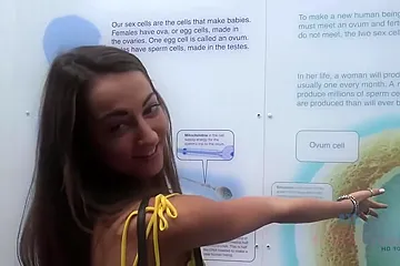 Lily Loves The Museums In London! - Lily Adams - porn video