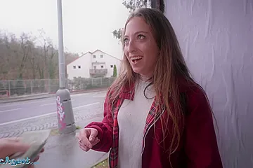 Public Agent Spanish Punk babe Venom Evil fucked - porn video