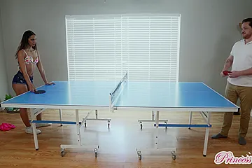 Angelica Cruz - My Little Sis Loves To Play Naked Ping-Pong - porn video
