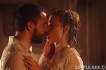 Beautiful Sex Under The Water Jets - porn video