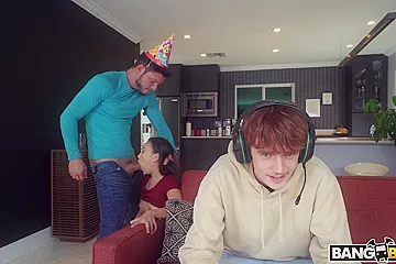 The Birthday Surprise With Kimmy Kimm - porn video