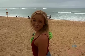 You Have A Hard On All Day After Watching Her Doing Water Activities - Cleo Vixen - porn video