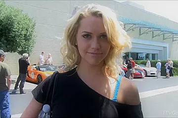 Jessica In Exotic Car Trip 1 - porn video