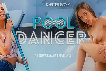 Pool Dancer - Bathing Brunette With Karter Foxx - porn video