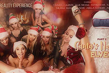 Santa’s Naughty Elves (part 2) With Carmen Caliente, Xandra Sixx And Astrid Star - porn video