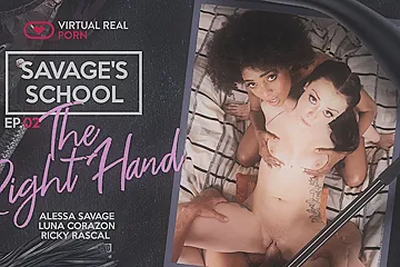 Savage’s School: The Right Hand – Episode 02 - Alessa Savage And Luna Corazon (18+) - porn video