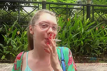 Elena Koshka - Elena Enjoys The Zoo, But Wants You To Feed Her Pussy Some Bananas! - porn video