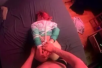 Amateur Couple Have Rope Sex - porn video