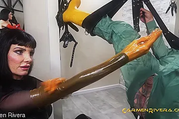 Bad Dragon Girls V. Covid-19: Part 3 With Lady Black Diamond, Frank The Butt And Bizarrlady Alice - porn video