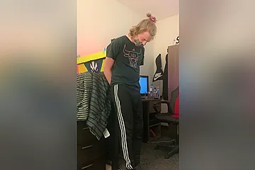 Tied Up And Left In The Dorm Part 1 - porn video