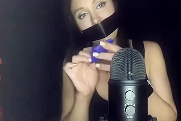 Asmr Tape Triggers With Different Tape - porn video