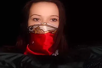 Asmr Kari Silk Scarf - porn video