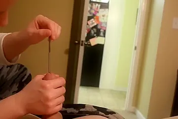 Sounding By His Fiancee - porn video
