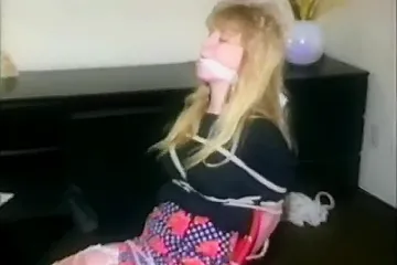 Chair Tied 80s Girl - porn video