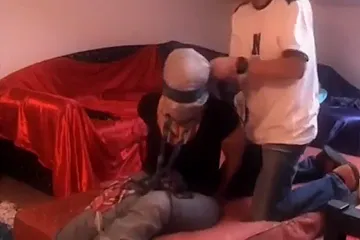 Scarf Gagged Bondage Full - porn video