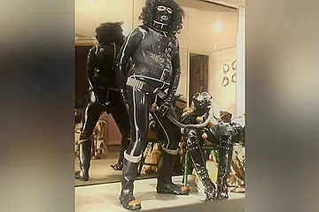 Pervert Latex Couple - porn video