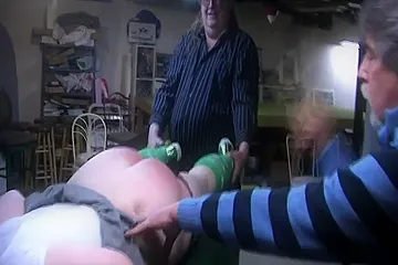 Strapped On The Spanking Bench - porn video