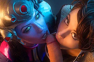 The Perfect Overwatch Porno With Alexa Tomas And Zoe Doll - porn video