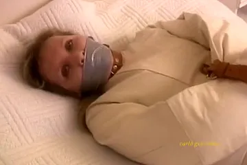Latex Woman In Tight Medical Bondage - porn video