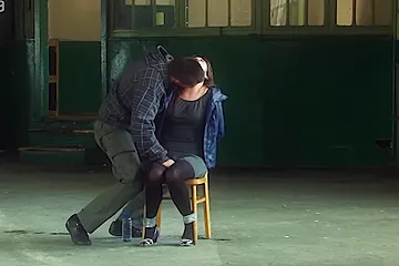 Gagged Leather Jacket Damsel 29 - porn video