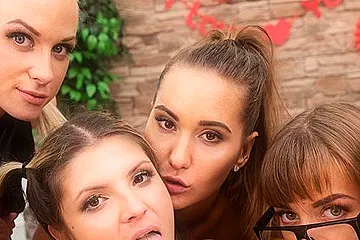 Wild Christmas Fuck With Several Hot With Gina Gerson, Vinna Reed And Lovita Fate - porn video