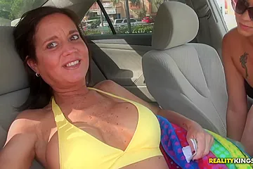 Emily Kae In Street Titty Flashes - porn video