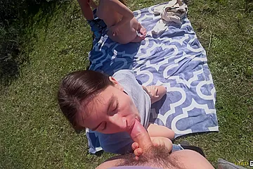 Two Awesome Married Couples Goldteachers And Passionbunny Fuck In The Field (first Foursome) - porn video