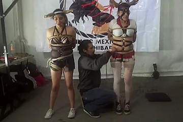 Two Girls In Bondage Exhibition - porn video