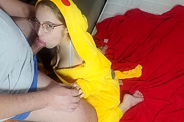 My Pokemon Trainer Makes Me Train So Hard. But Its Ok Because He Always Gives Me A Rare Candy ! - porn video