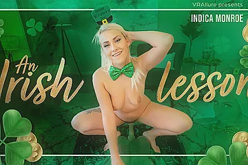 An Irish Lesson - Indica Monroe - porn video