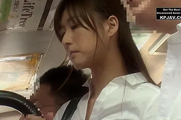 Hot Japanese Babe On The Public Bus P1 - porn video