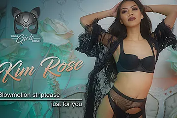 Kim Rose - Slowmotion Striptease Just For You - Lingerie Striptease - porn video