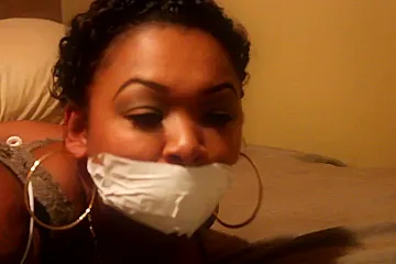Ebony Gagged - porn video