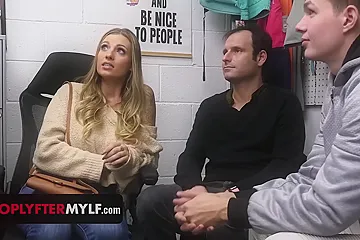 Kenzie Love Gets Her Big Tits Covered In Cum In Front Of Hubby And Stepson Pt.1 P1 - porn video