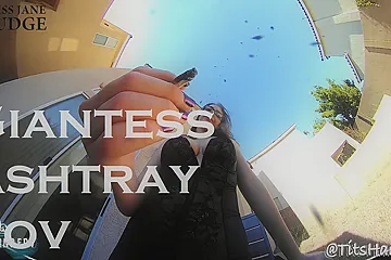 Giantess Ashtray Pov With Giant Goddess - porn video