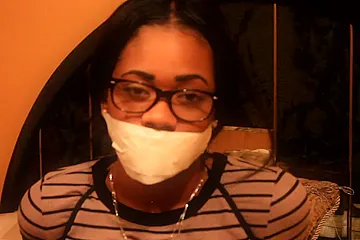 Ebony Gagged - porn video