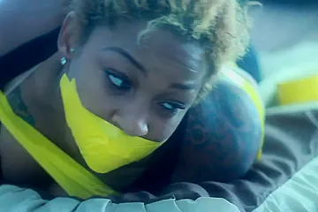 Ebony Gagged - porn video