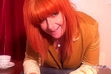 Dinner Date With Busty 56yo Redhead Melanie P1 - porn video