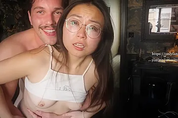 Yimingcuriosity 依鸣 - He Flies To London To Creampie Me - 1080p - porn video