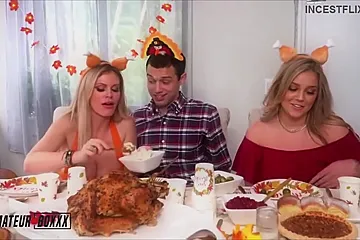 Cuckold Step dad Makes Boyfriend Nail His Step daughter And Wife P1 - porn video