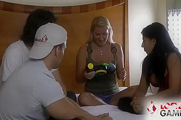 Sexy Couples Stripping Game Lose And Get Naked! P1 - porn video