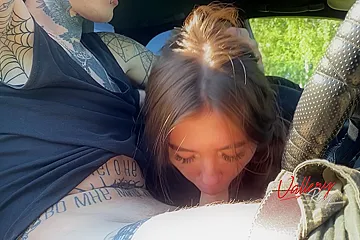 Vallery Ray In Whore Sucked In The Car And Cheated Her Boyfriend - porn video